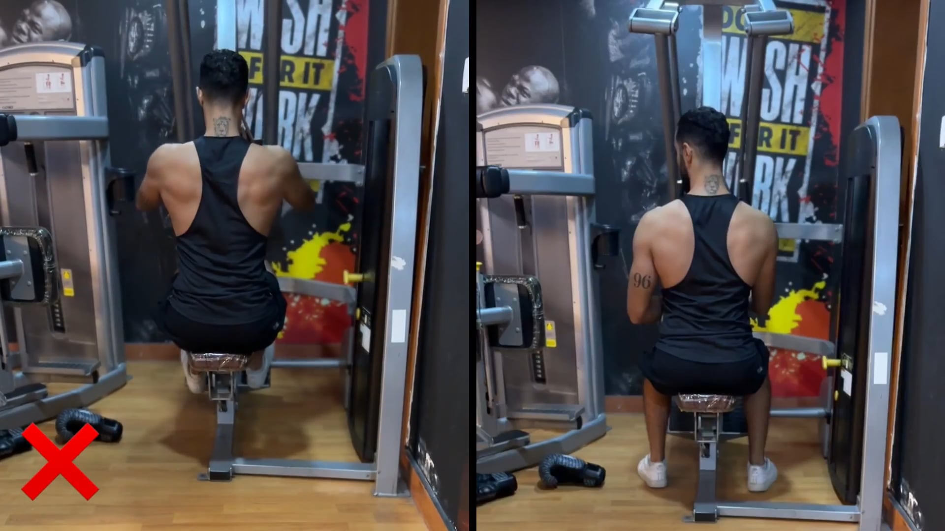 عضلة الظهر الوسطى - تجديف جالس جهاز